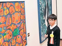 フレッシュな感性披露、受賞者ら作品語る　越中アートフェスタ