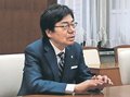 カターレ左伴社長、ホーム１万人目指す　県庁で開幕戦白星報告