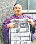 朝乃山、西大関に　夏場所新番付