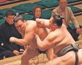 朝乃山、最後まで集中「及第点」　千秋楽で後輩下す