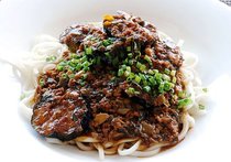 麻婆ナスうどん