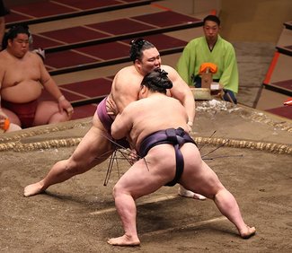 朝乃山、強引に投げ５勝目　夏場所９日目