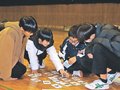 海洋ごみ減らそう　富山・上滝中、ゲーム使い意見交換