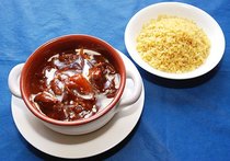 牛すじのビーフストロガノフ