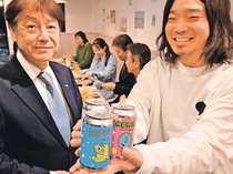 地ビールで復興「エール」　氷見ＲＣとブルーミン、売り上げの一部寄付