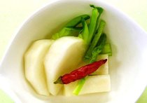 簡単カブのビール漬け