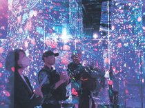 【本紙記者万博内覧会ルポ】最新技術を体感！　河森さん（南砺出身）企画のテーマ館、いのちのつながり表現