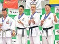 内山さん（上市）世界空手「銅」　形と組手２競技、次回大会制覇へ照準