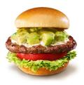 アボカドのハンバーガー