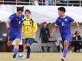 富山第一５発圧勝 龍谷富山１点死守　高校サッカー県大会準決勝、８日決勝<br />