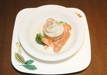 白菜ロールのクリーム煮