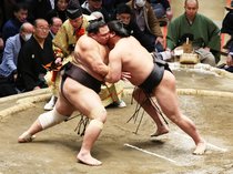 朝乃山５敗目、優勝の可能性が消滅　大相撲初場所１４日目