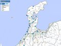 県内最大震度２　石川震源の地震相次ぐ（２４日）
