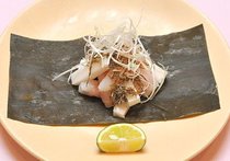 甘エビと長芋の昆布締め