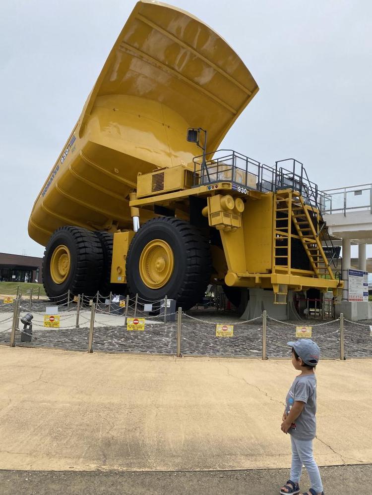 石川県》こまつの杜で超巨大ダンプトラックとショベルカーを見てきまし