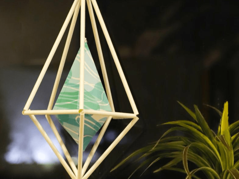 ヒンメリ フラーレン＋3D生命の樹 ヒンメリ フラーレン＋3D生命の樹 新作ヒンメリ出来ました