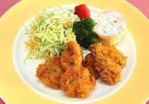 カキとホタテのフライ