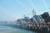 防災力向上決意新た　氷見で消防出初め式