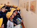 １２０年間の児童作品紹介　高岡・博労小、先輩の図工鑑賞