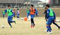 走り込みや実戦練習　カターレ静岡でキャンプイン