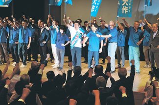 古里を次代にしっかり残す　参院選自民比例の宮窪氏、砺波で総決起大会