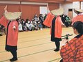 おわら研さん、成果披露　富山・八尾高郷土芸能部、地元住民と交流