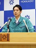 知事、再稼働の是非明言せず