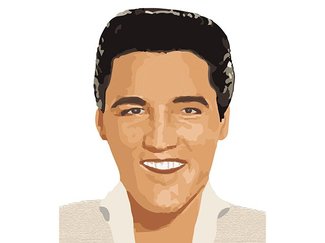 ＜<ruby>偉<rt>い</rt></ruby><ruby>人<rt>じん</rt></ruby>に学ぼう～英語の名言＞３７<br /><ruby>Ｅｌｖｉｓ<rp>（</rp><rt>エルビス</rt><rp>）</rp></ruby>　<ruby>Ｐｒｅｓｌｅｙ<rp>（</rp><rt>プレスリー</rt><rp>）</rp></ruby>