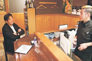 てくてく風土記<br />上市町中心部（３）居酒屋「陣ｙａ」／活性化へ空き店舗改装