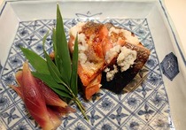 サーモンの塩しお麹こうじ焼き