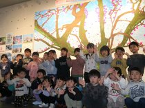 黒部・旧三日市小の百年桜、巨大アートの〝満開〟心待ち　愛する会が市民参加型企画スタート