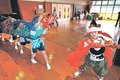 感謝込めて稚児獅子舞　氷見・速川保育園児が練習、２２日閉園式で披露