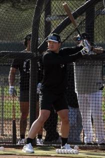 大リーグ村上、フリー打撃で快音