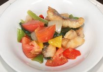 魚のイタリア風あんかけ