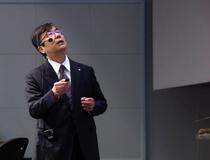 ノーベル賞の坂口さんが講演