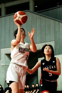 龍谷富山３回戦進出ならず、鳥取城北に６１－８８　全国高校バスケ女子