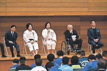 プロセスを大切に 射水で田知本さん姉妹ら講演