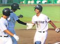 富山商、打線が爆発　夏の高校野球富山大会