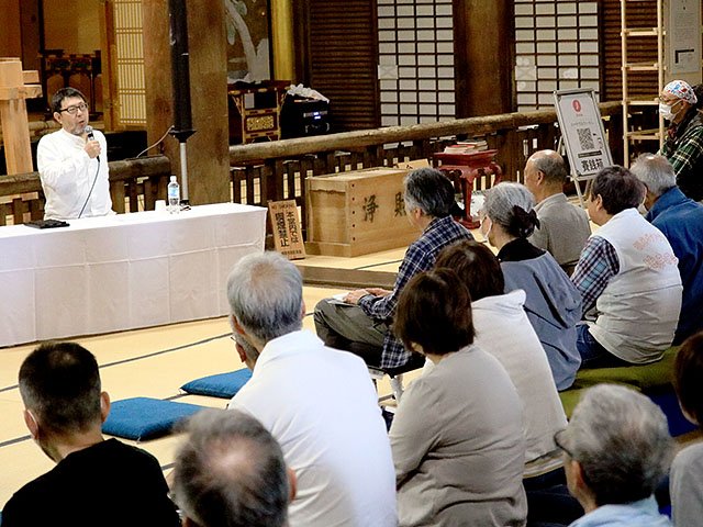 前田利長の生涯、本郷東大教授が紹介 高岡・勝興寺でシンポ|北日本新聞webunプラス