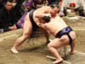 朝乃山９勝、首位守る　大相撲夏場所１０日目