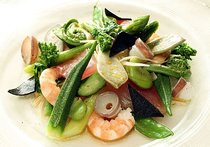 春野菜の海鮮サラダ