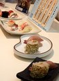 ９日に提供するすしのサンプル