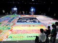 大阪・関西万博に「春の四重奏」　「世界一大きな絵」企画に朝日町児童ら作品参加