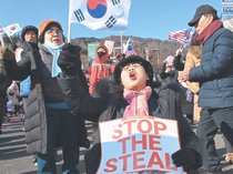 韓国大統領の拘束令状再着手へ調整　尹氏、逮捕状には応じる意向