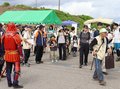 武将気分でチャンバラ　砺波・増山城跡で戦国祭り
