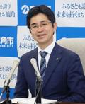 鹿角新市長、信頼回復へ決意