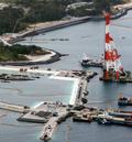 辺野古東側で土砂投入開始