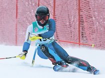 松井（雄山）７３位 　全国高校スキー男子回転