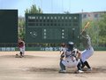 未来富山、初戦見据え公式練習　左右の二枚看板を想定