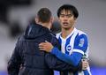 三笘は後半に途中出場
